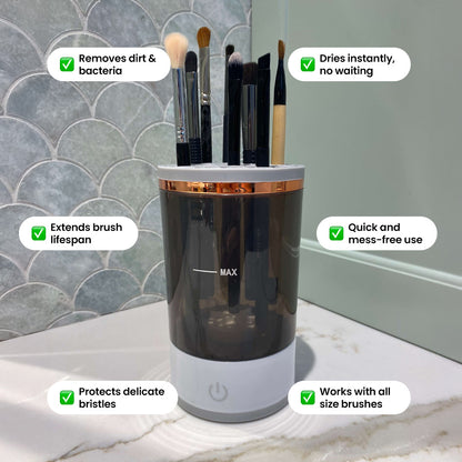 BrightBeauty™ Electric Makeup Brush Cleaner