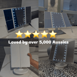 BrightBeauty™ Premium Trifold LED Makeup Mirror