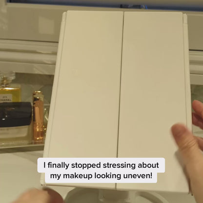 BrightBeauty™ Premium Trifold LED Makeup Mirror